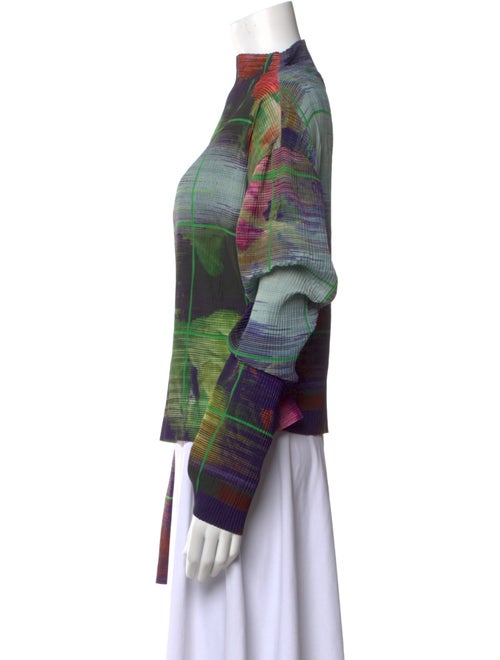 Henrik Vibskov Printed Mock Neck Sweatshirt