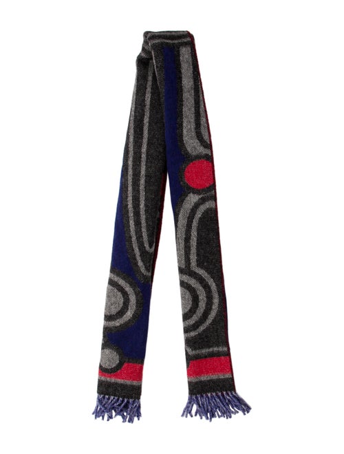 Henrik Vibskov Wool Printed Scarf