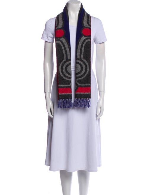 Henrik Vibskov Wool Printed Scarf