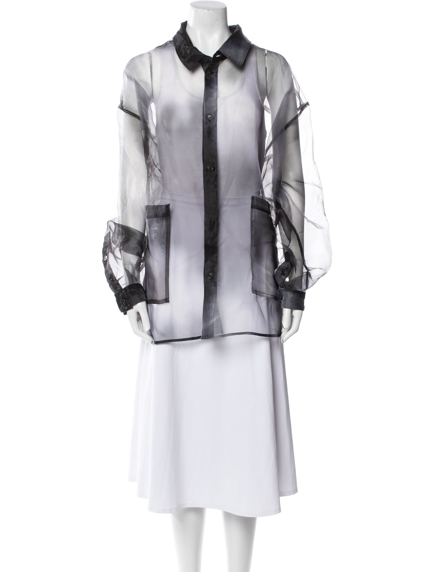 Henrik Vibskov Long Sleeve Button-Up Top