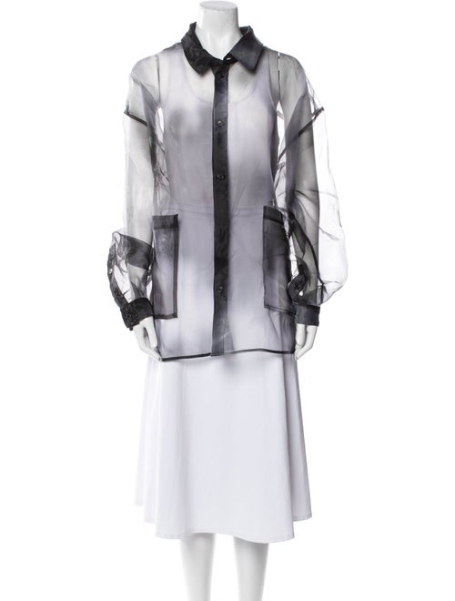 Henrik Vibskov Long Sleeve Button-Up Top