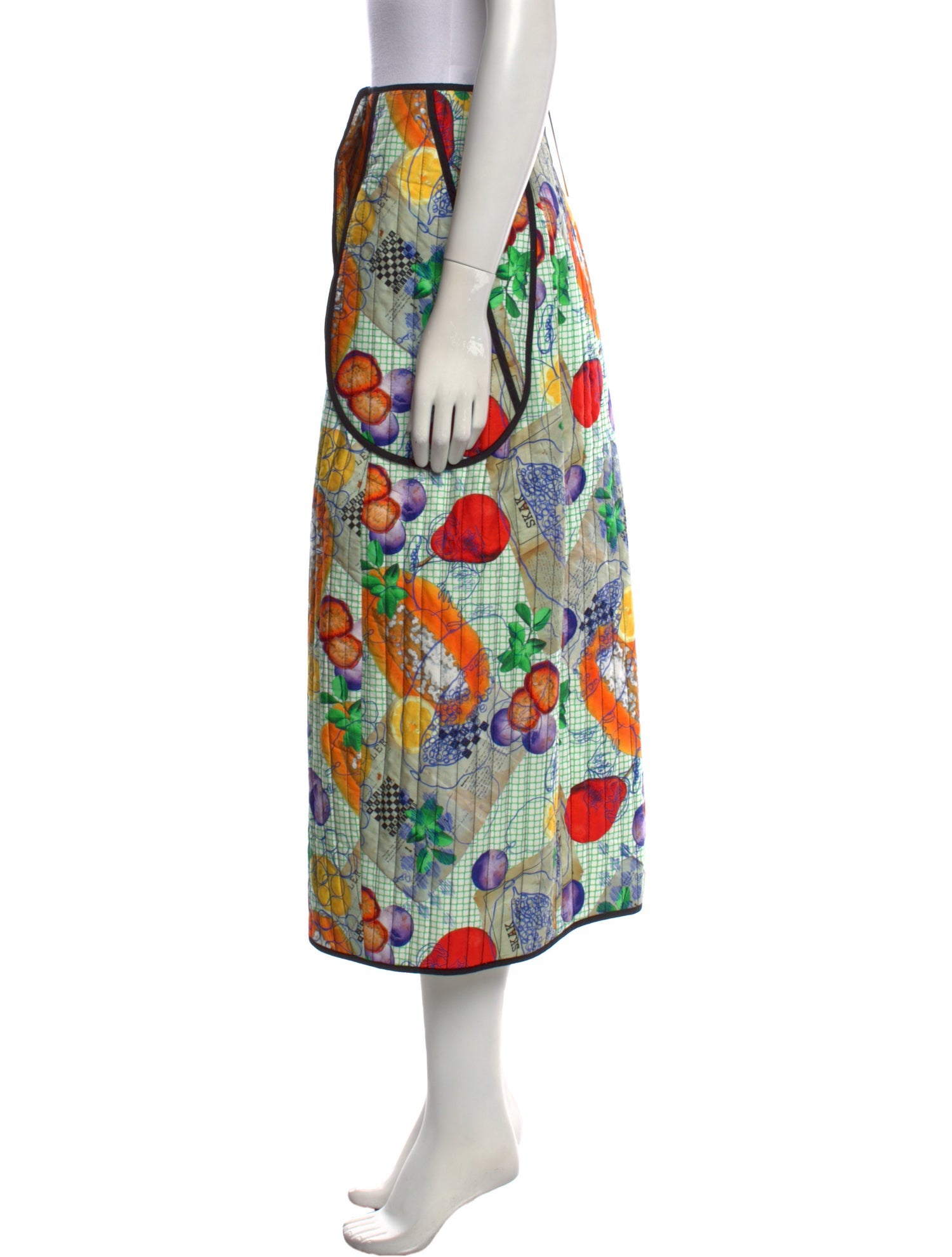 Henrik Vibskov Printed Midi Length Skirt