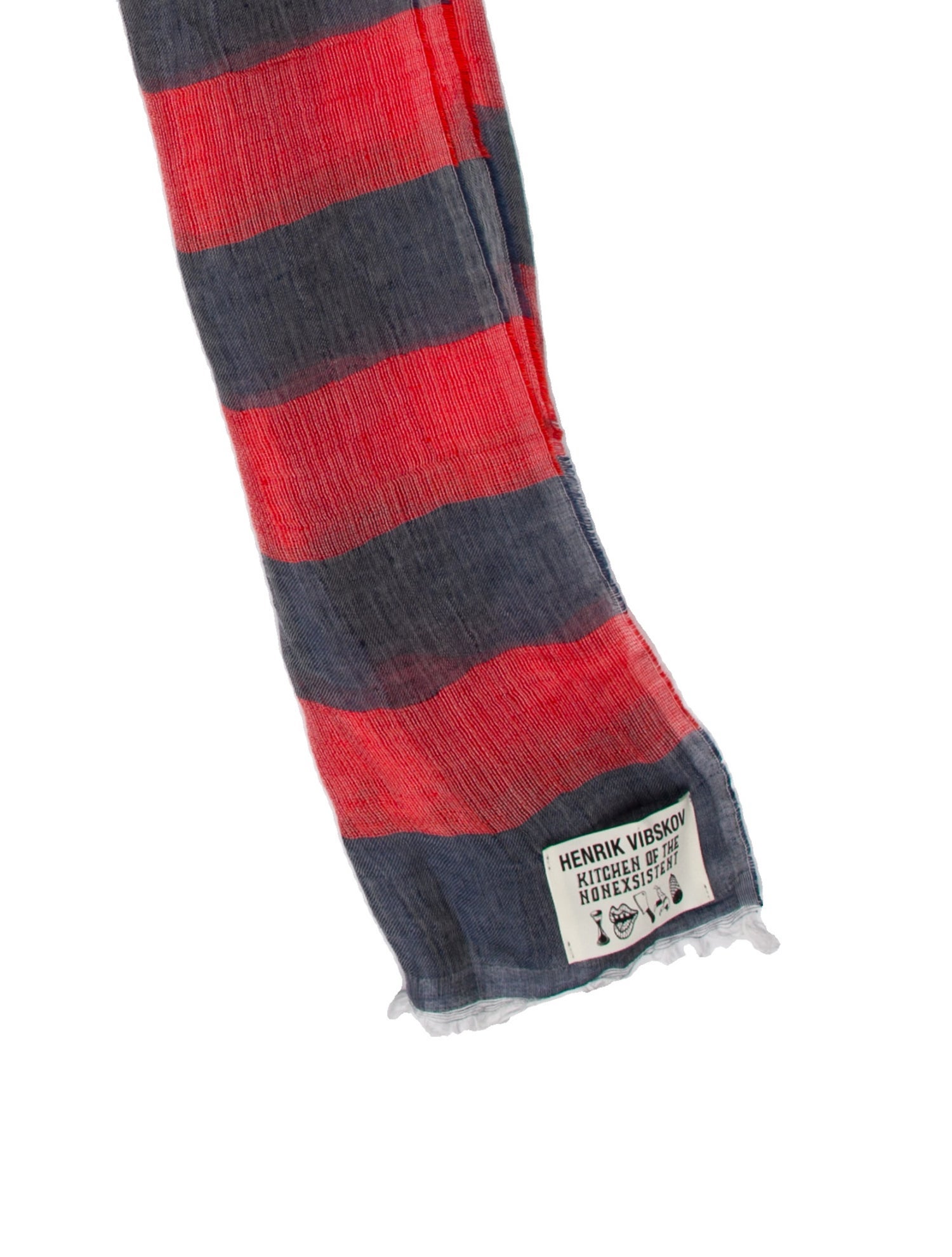 Henrik Vibskov Striped Scarf w/ Tags