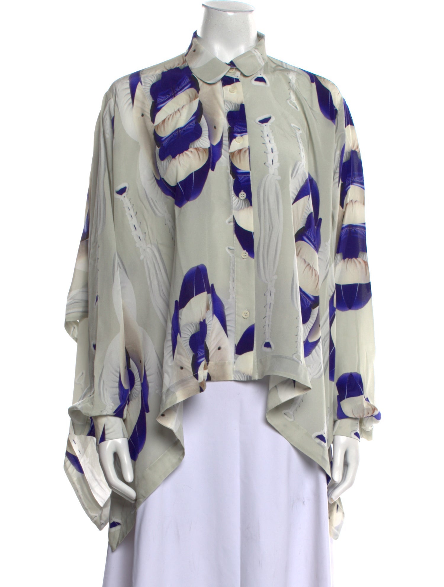 Henrik Vibskov Silk Printed Blouse