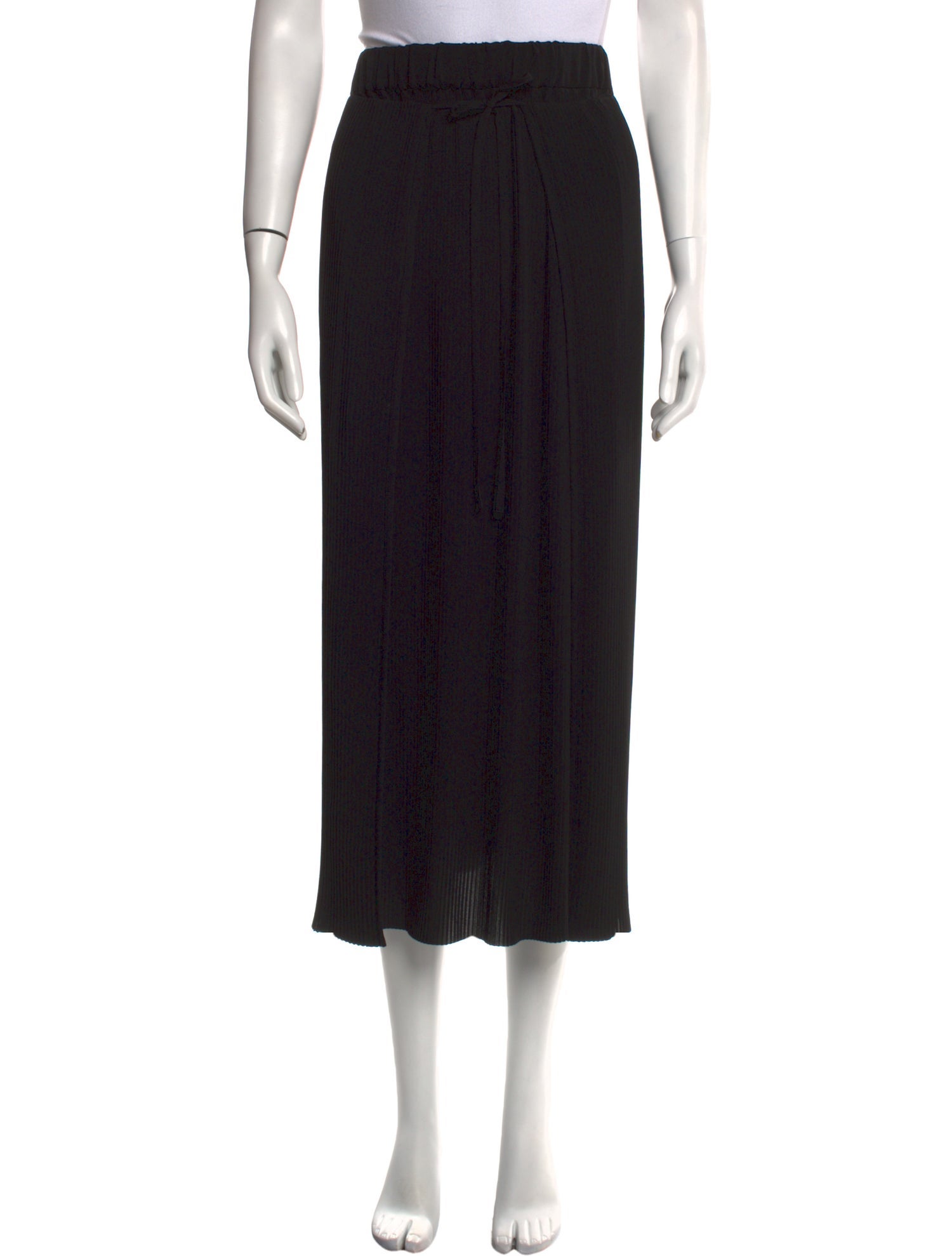 Henrik Vibskov Pleated Accents Midi Length Skirt