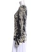 Henrik Vibskov Animal Print Scoop Neck Sweatshirt