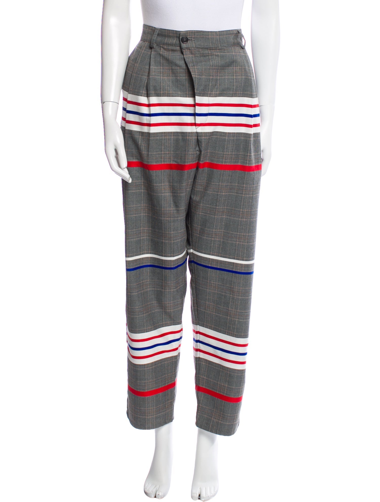 Henrik Vibskov Striped Straight Leg Pants