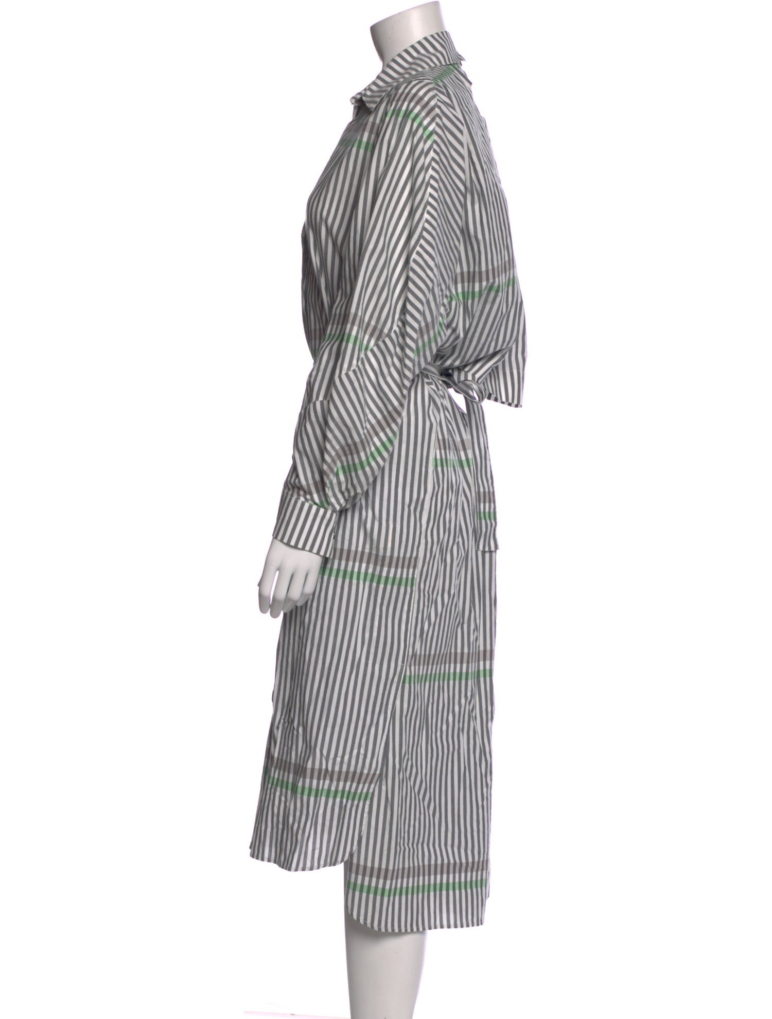 Henrik Vibskov Striped Midi Length Dress