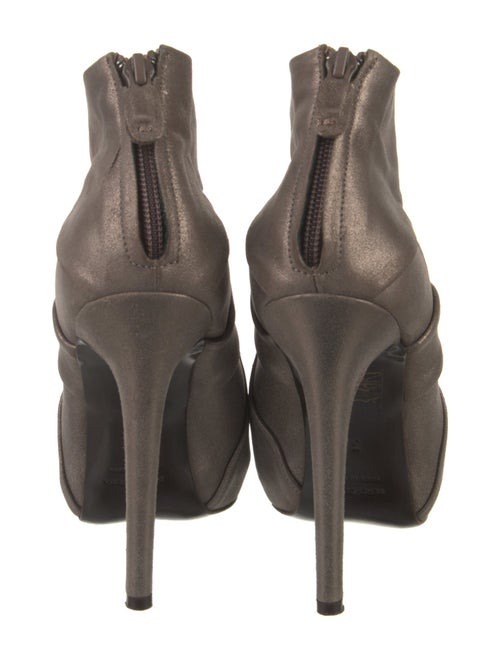 H Williams Leather Pleated Accents Boots