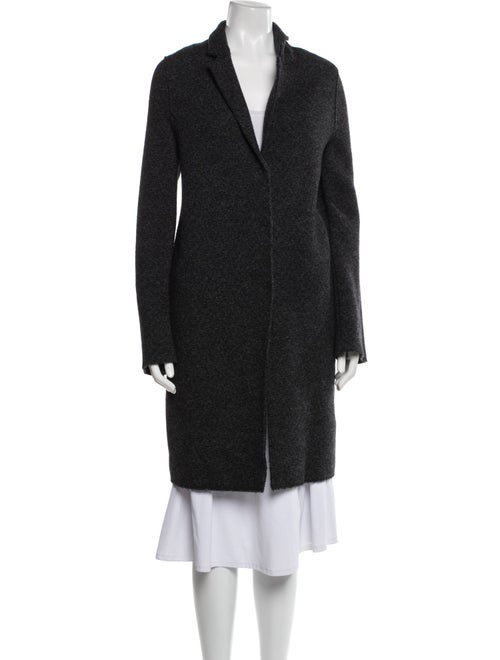 Harris Wharf London Virgin Wool Faux Fur Coat