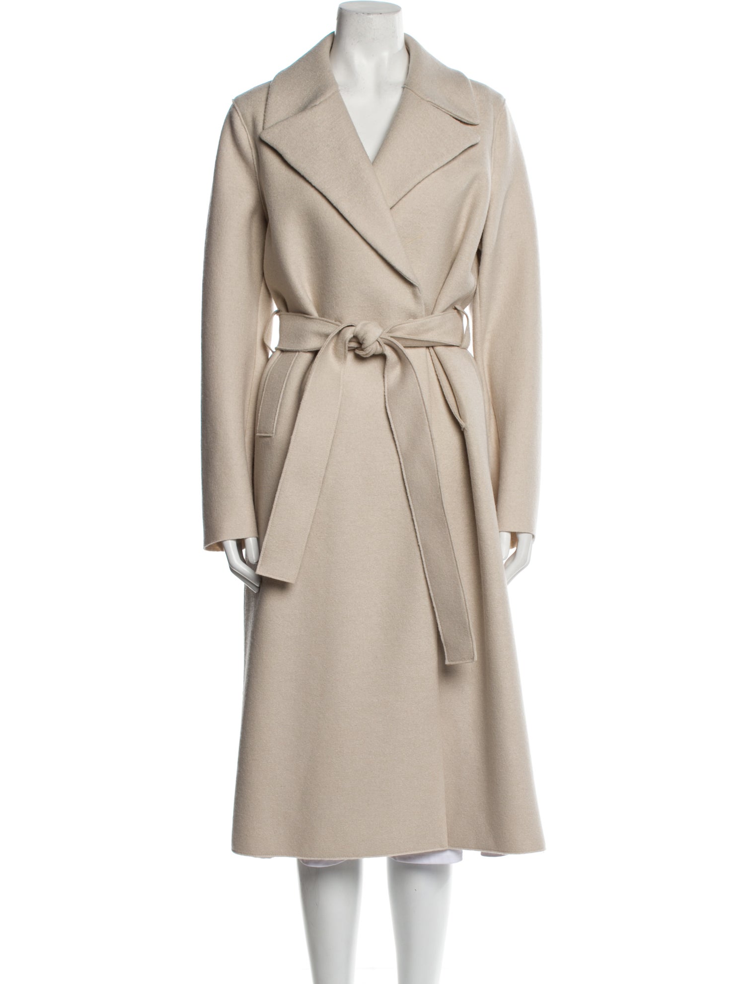 Harris Wharf London Virgin Wool Trench Coat
