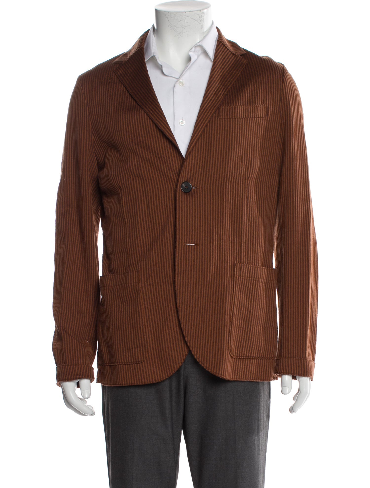 Harris Wharf London Striped Peacoat w/ Tags