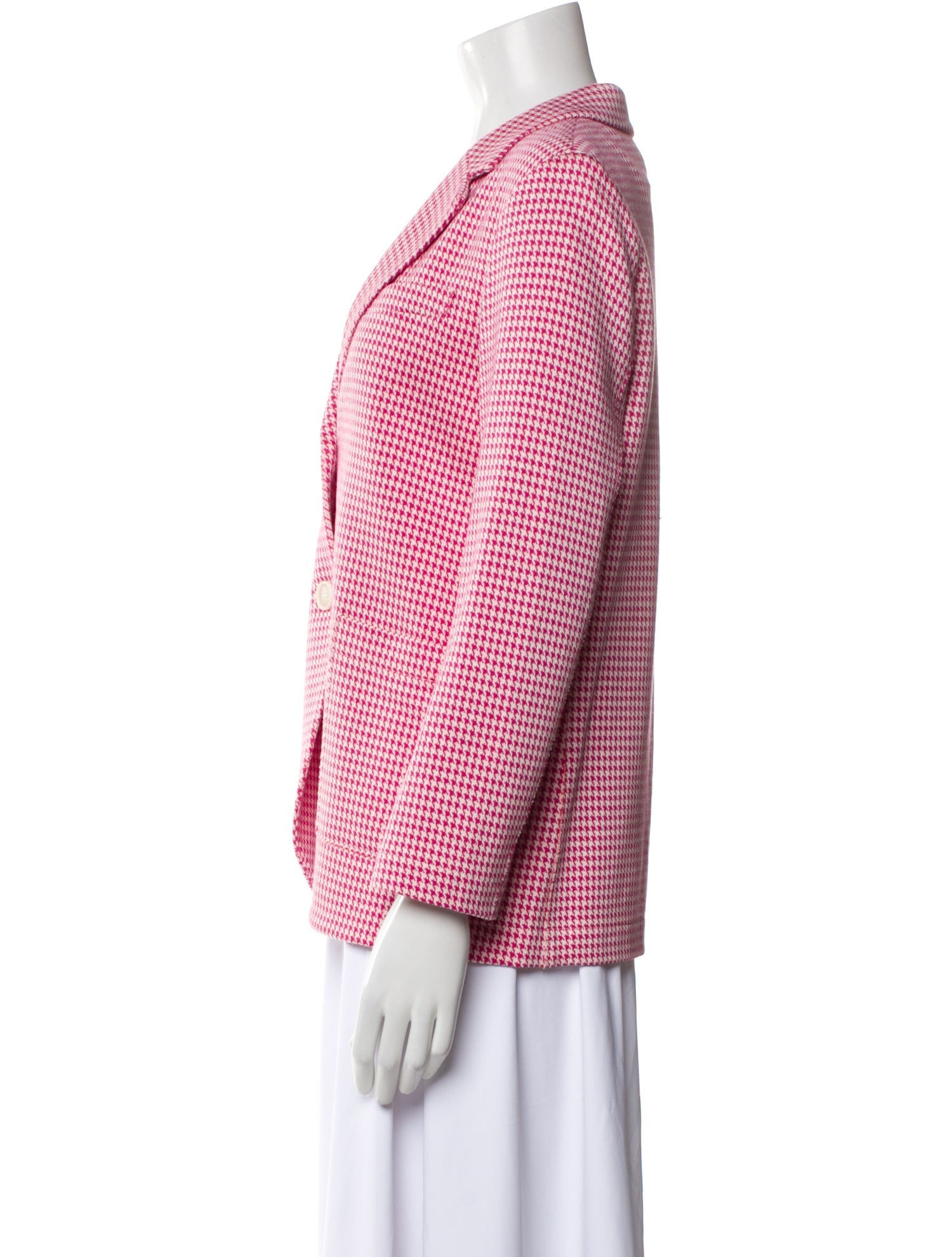 Harris Wharf London Houndstooth Print Blazer