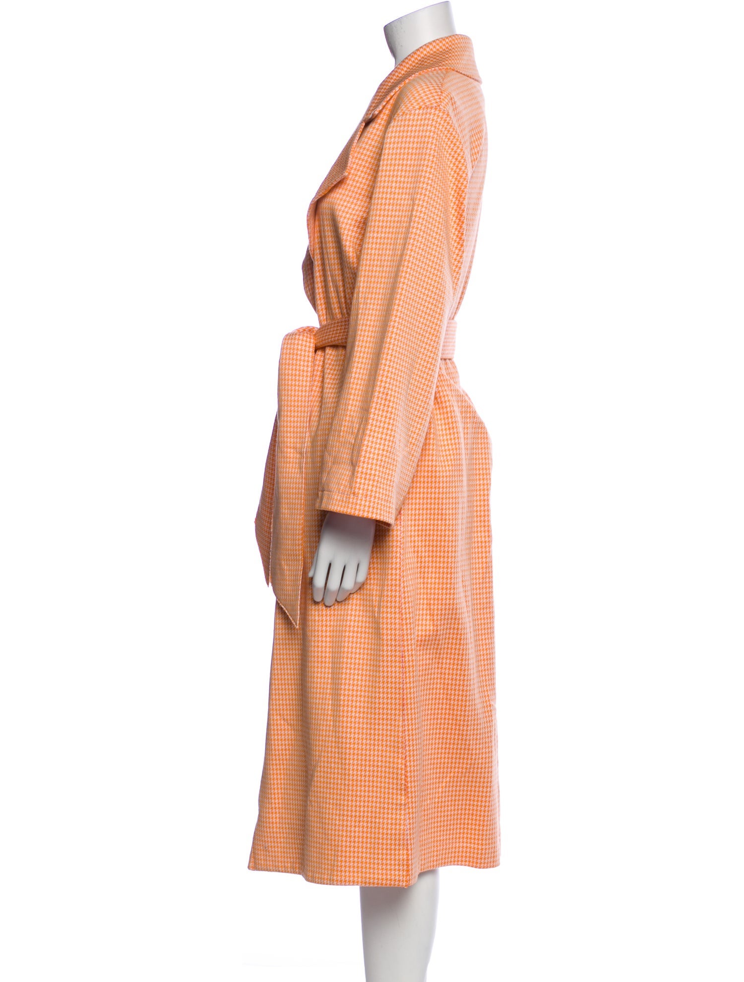 Harris Wharf London Houndstooth Print Coat