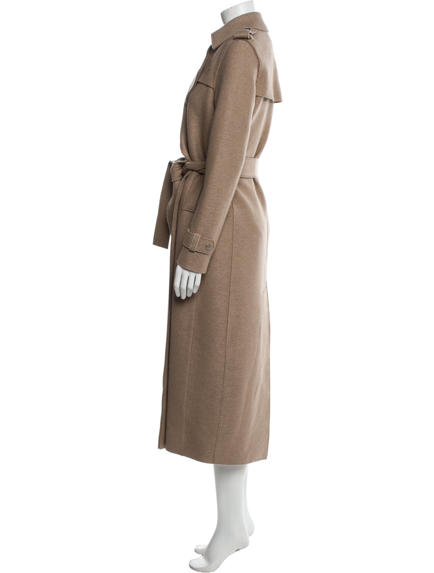 Harris Wharf London Virgin Wool Trench Coat w/ Tags