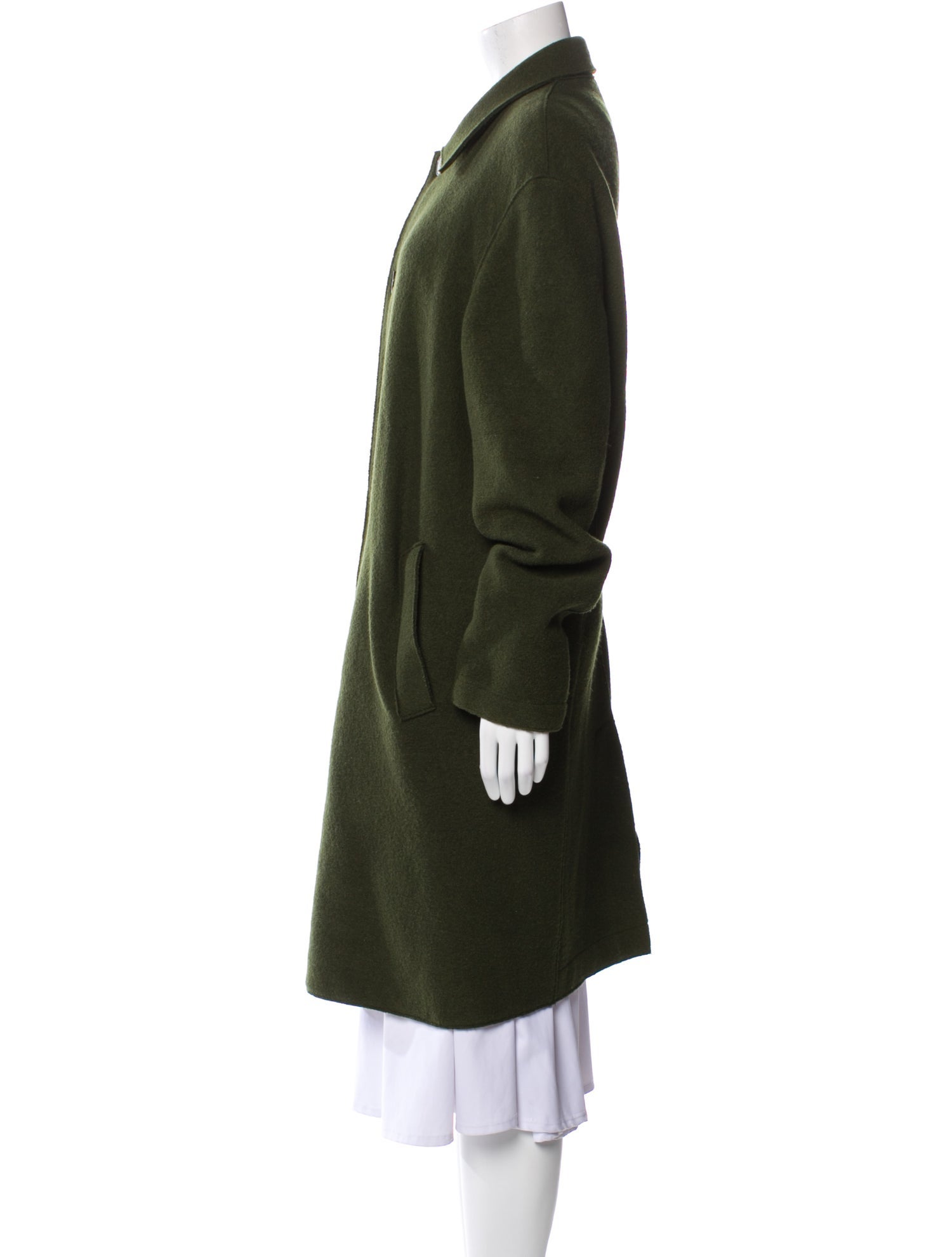 Harris Wharf London Virgin Wool Trench Coat