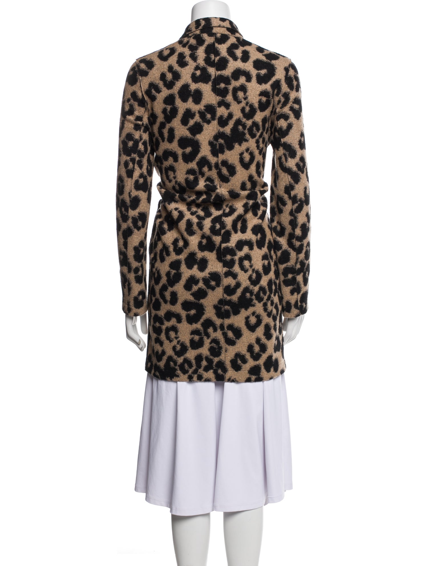 Harris Wharf London Virgin Wool Animal Print Jacket
