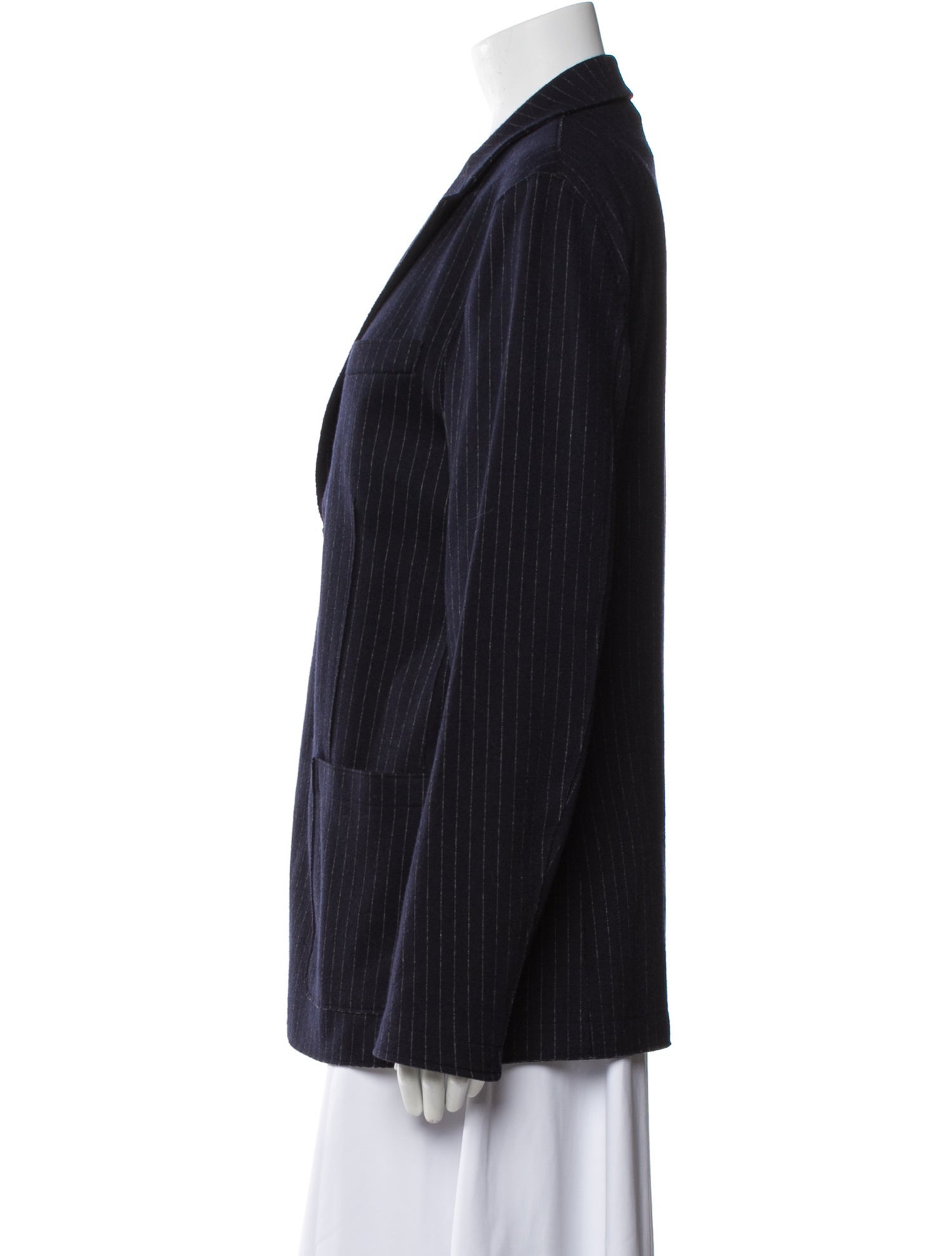 Harris Wharf London Virgin Wool Striped Blazer