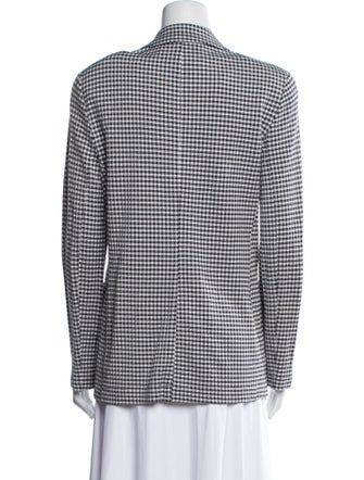 Harris Wharf London Plaid Print Blazer
