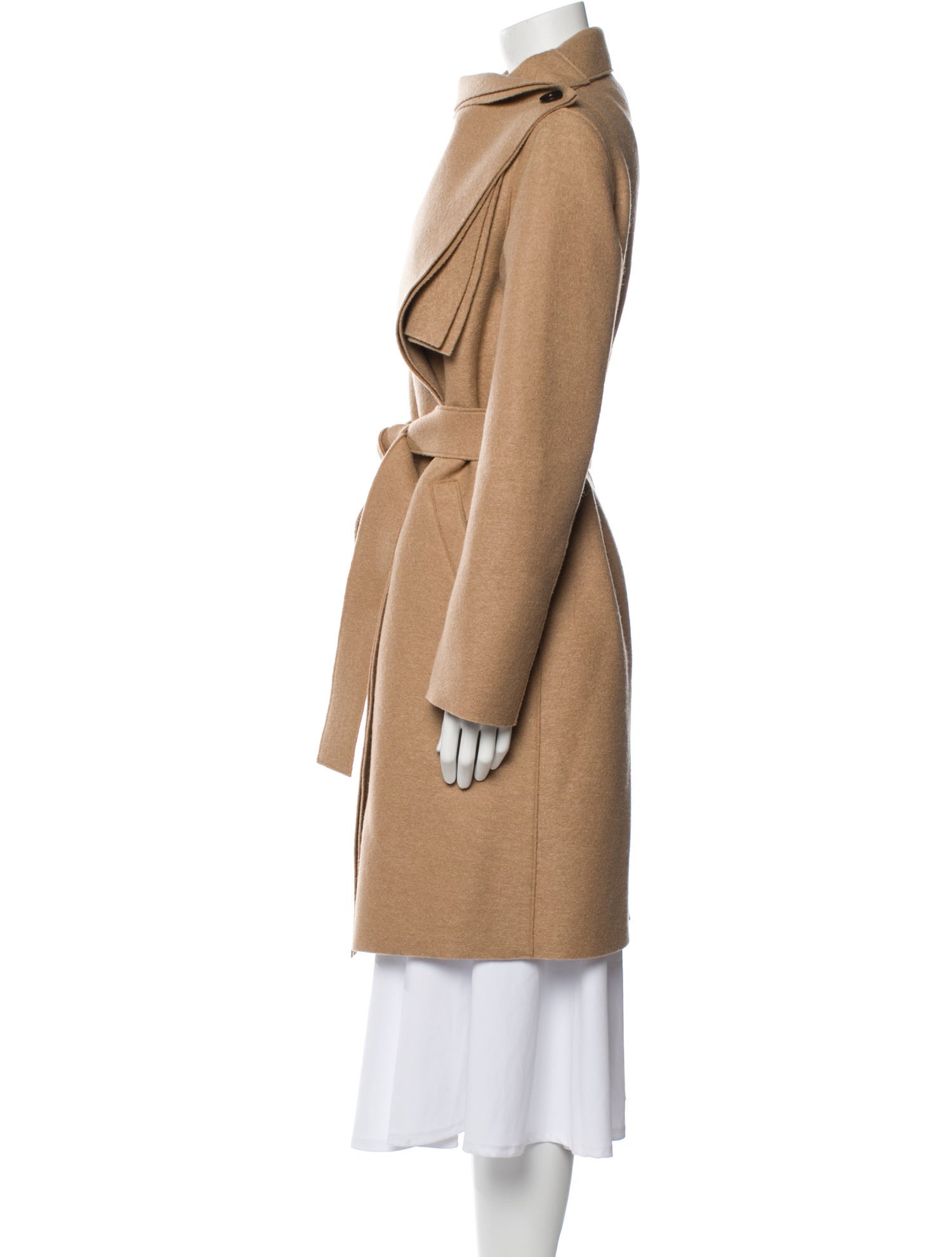 Harris Wharf London Virgin Wool Trench Coat