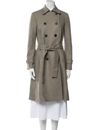 Harris Wharf London Virgin Wool Trench Coat