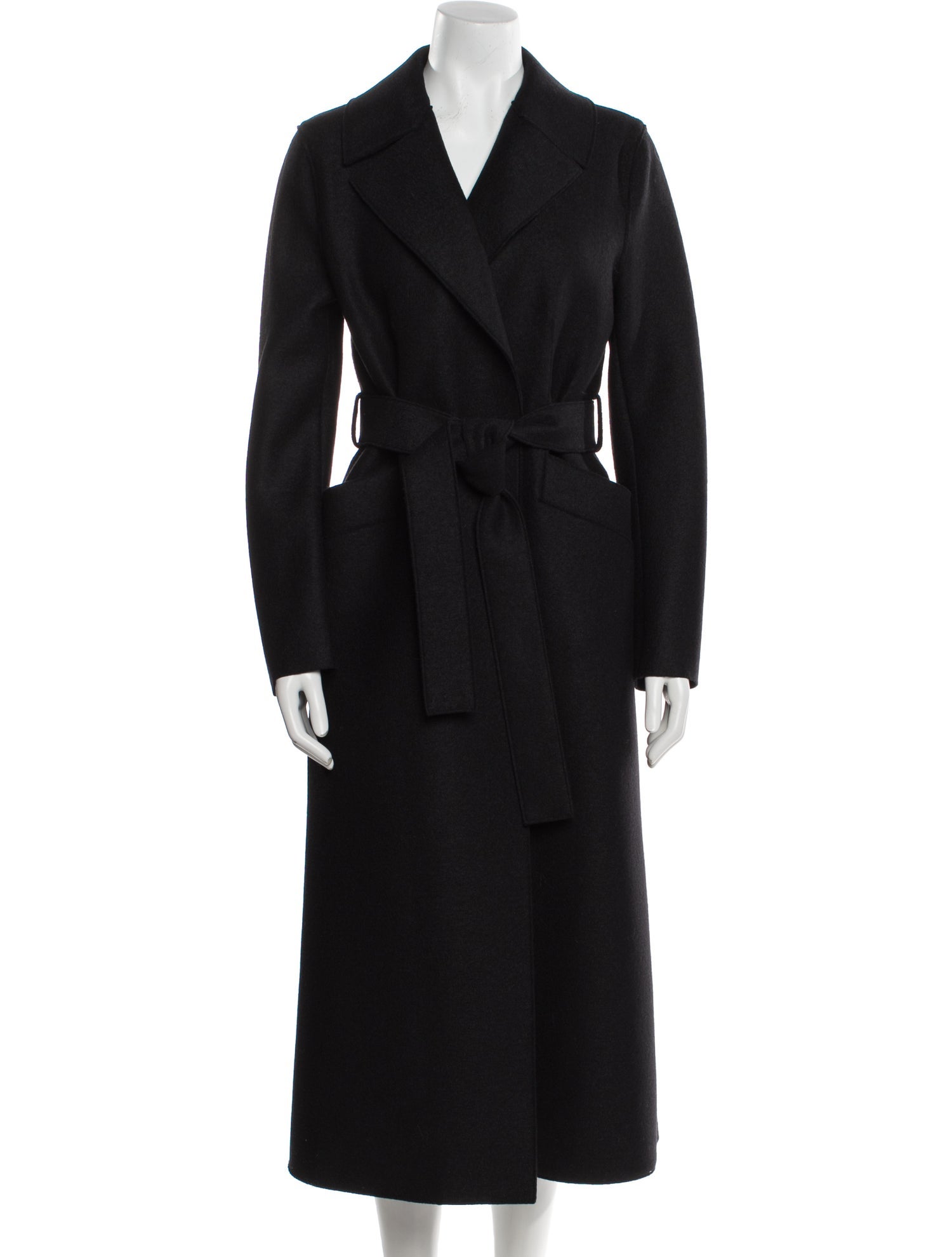 Harris Wharf London Virgin Wool Trench Coat