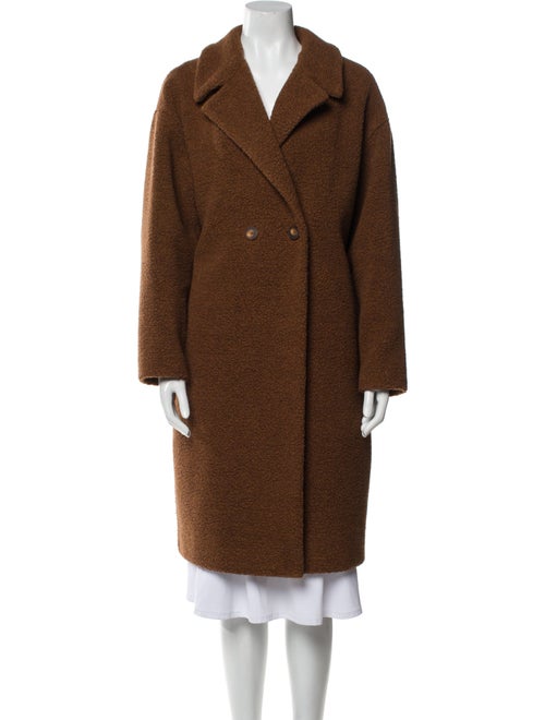 Harris Wharf London Wool Faux Fur Coat