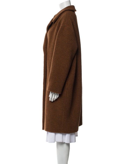 Harris Wharf London Wool Faux Fur Coat