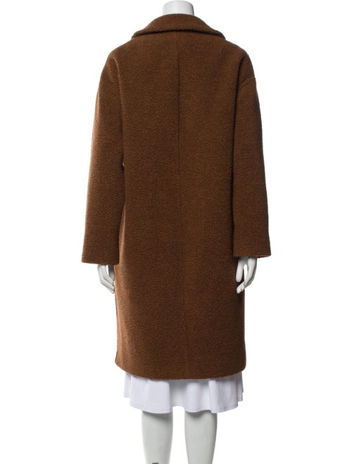 Harris Wharf London Wool Faux Fur Coat