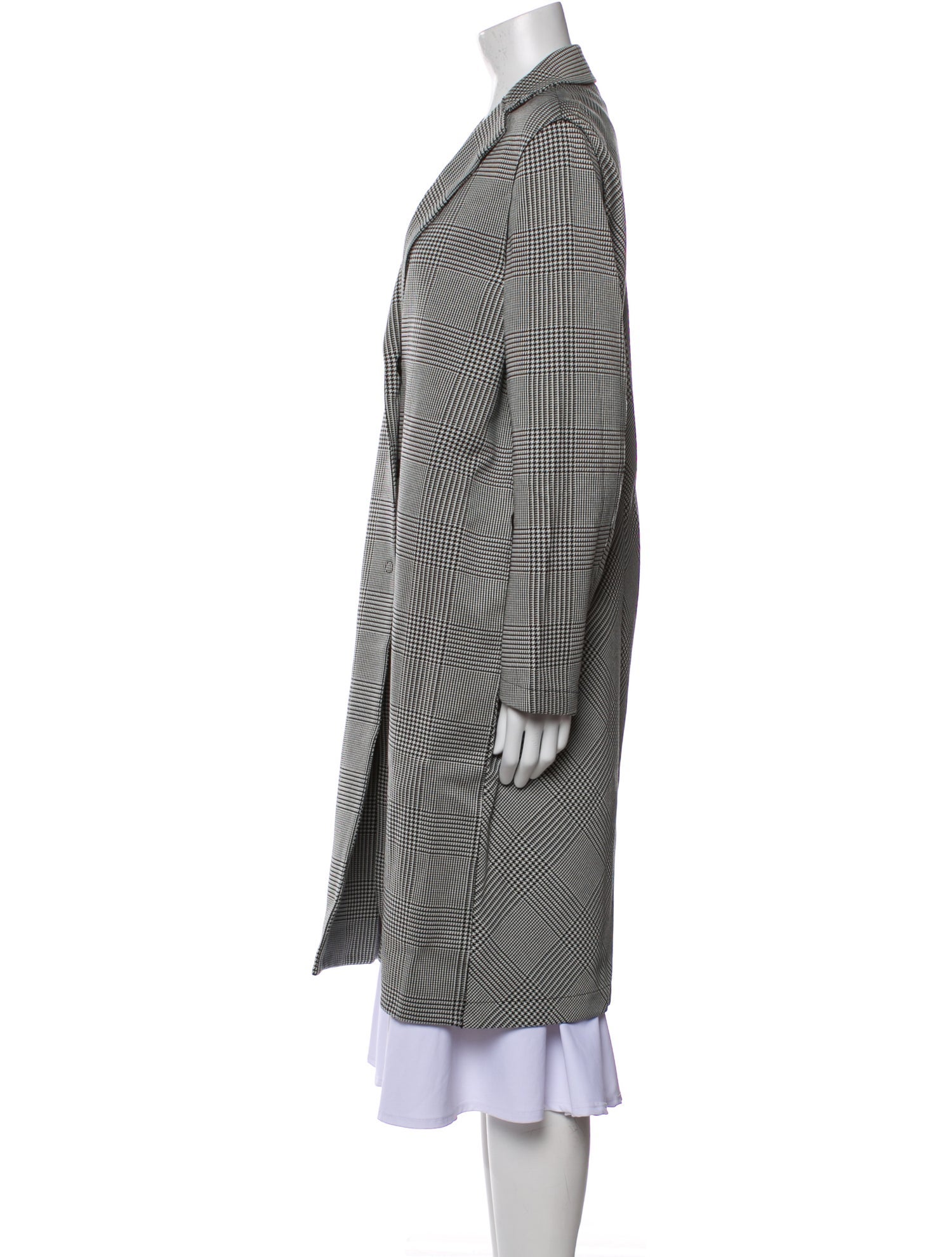 Harris Wharf London Houndstooth Print Coat