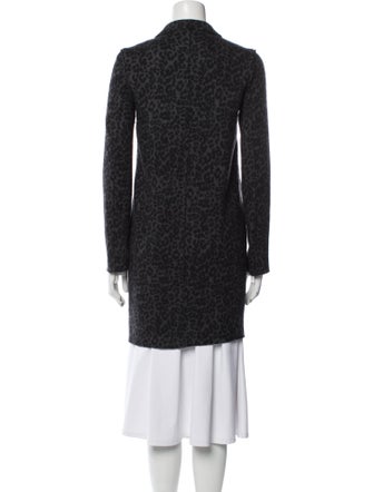 Harris Wharf London Virgin Wool Tweed Pattern Coat