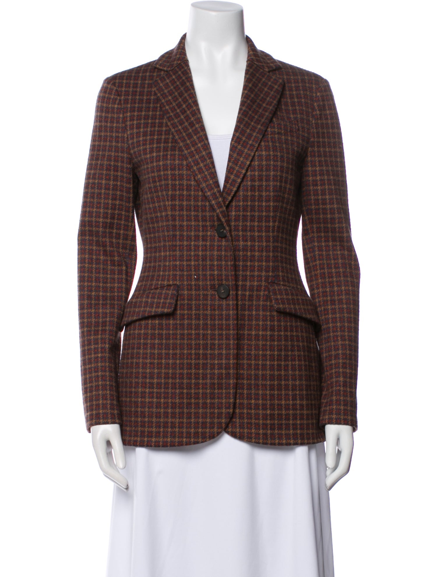 Harris Wharf London Plaid Print Blazer w/ Tags