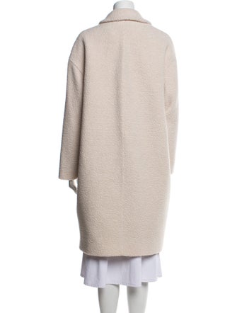 Harris Wharf London Wool Faux Fur Coat