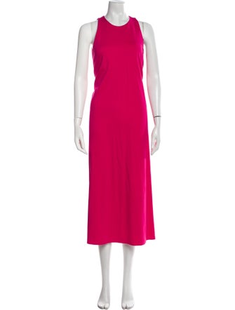 Harris Wharf London Crew Neck Long Dress