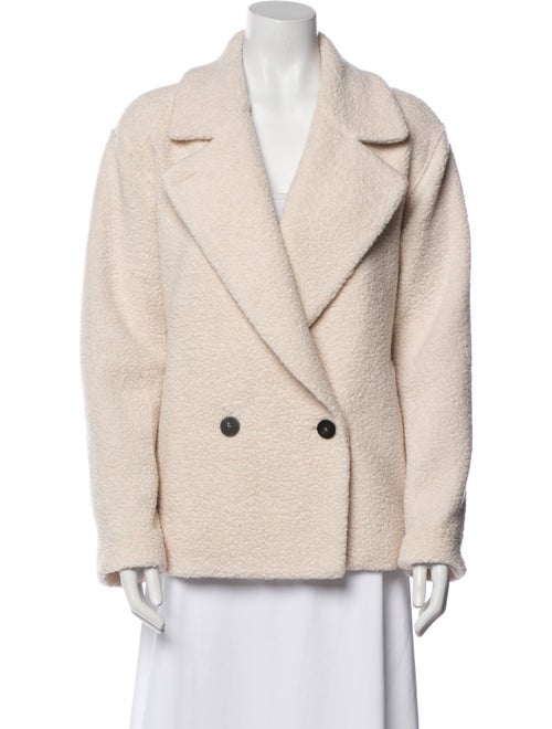 Harris Wharf London Wool Faux Fur Jacket