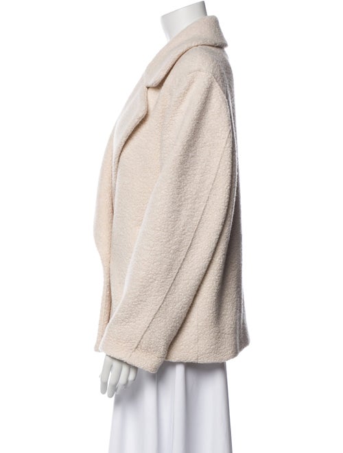 Harris Wharf London Wool Faux Fur Jacket