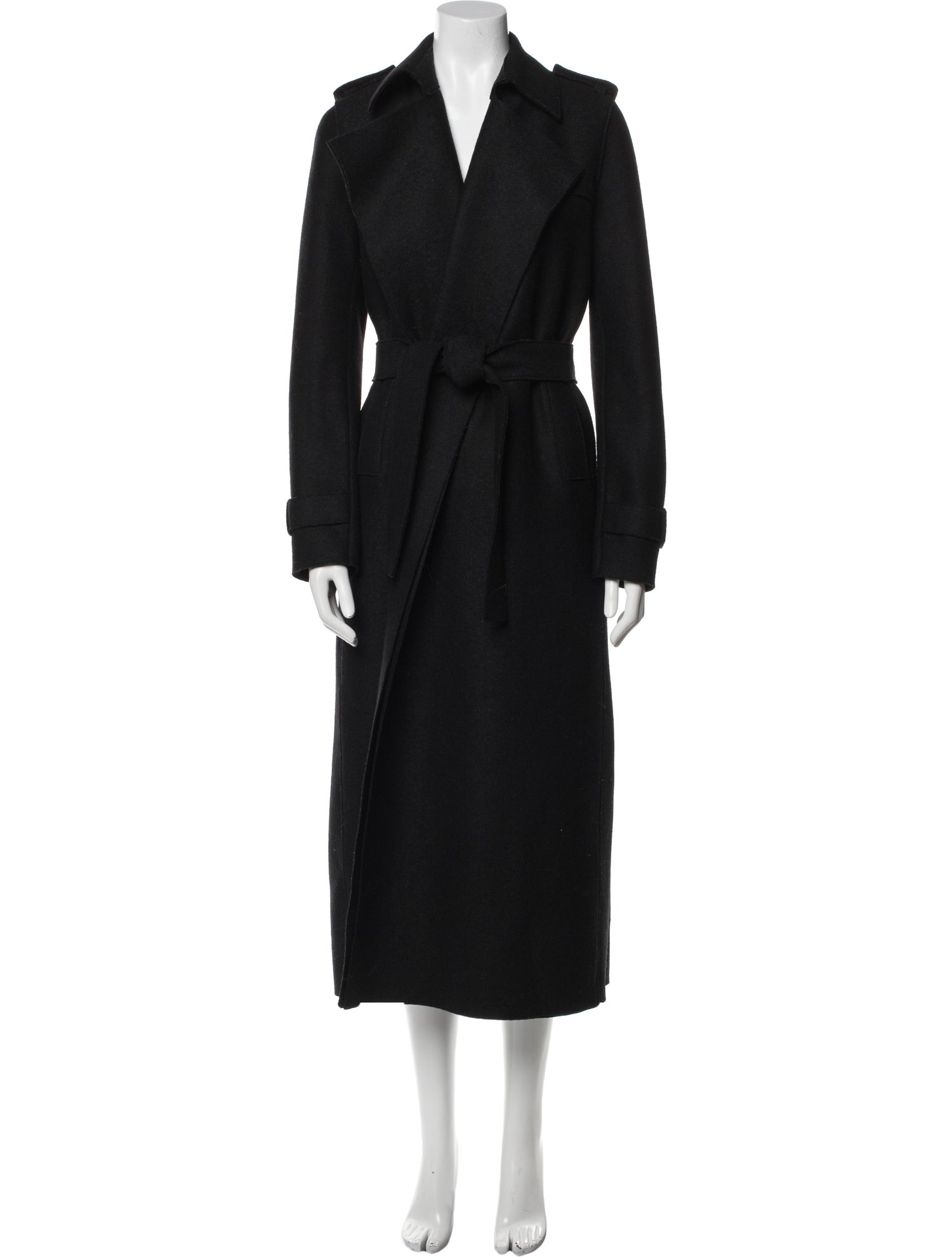 Harris Wharf London Virgin Wool Trench Coat