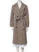 Harris Wharf London Wool Faux Fur Coat