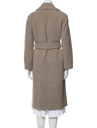 Harris Wharf London Wool Faux Fur Coat