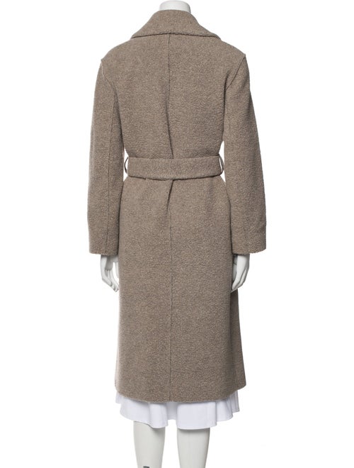 Harris Wharf London Wool Faux Fur Coat