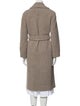 Harris Wharf London Wool Faux Fur Coat