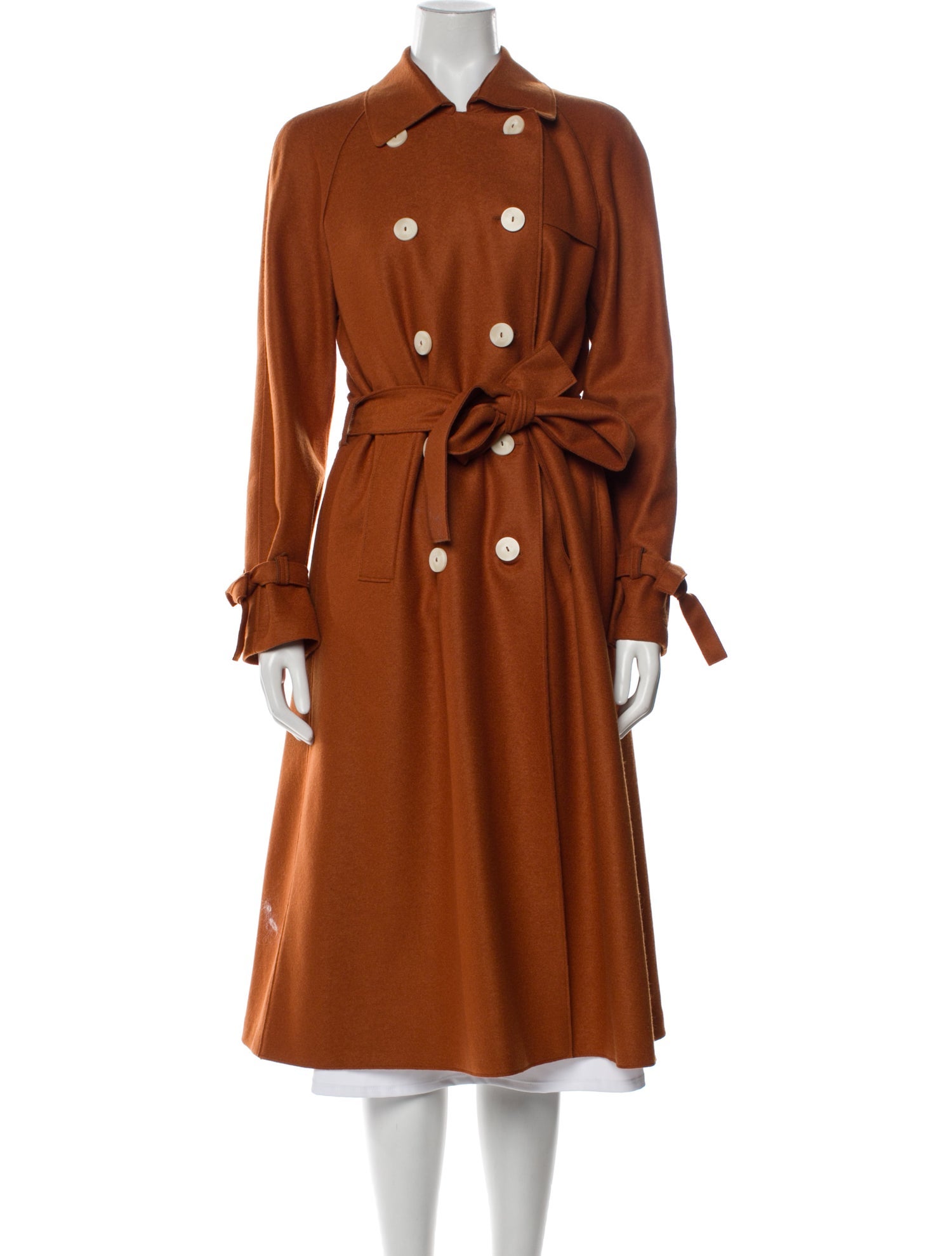 Harris Wharf London Virgin Wool Trench Coat
