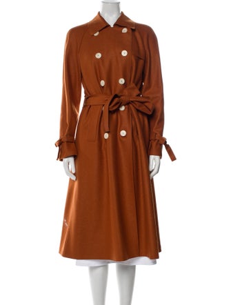 Harris Wharf London Virgin Wool Trench Coat