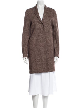 Harris Wharf London Tweed Pattern Coat