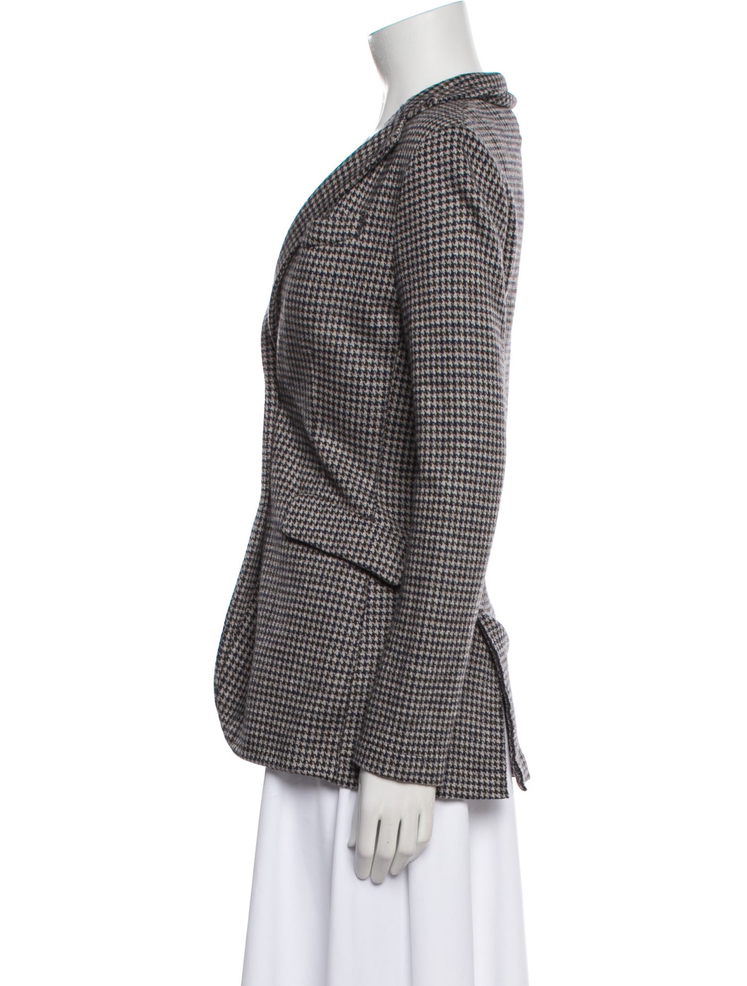 Harris Wharf London Houndstooth Print Blazer