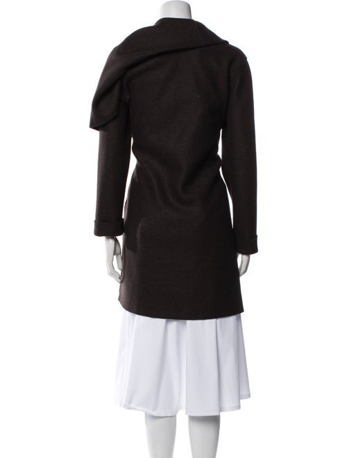 Harris Wharf London Virgin Wool Faux Fur Coat