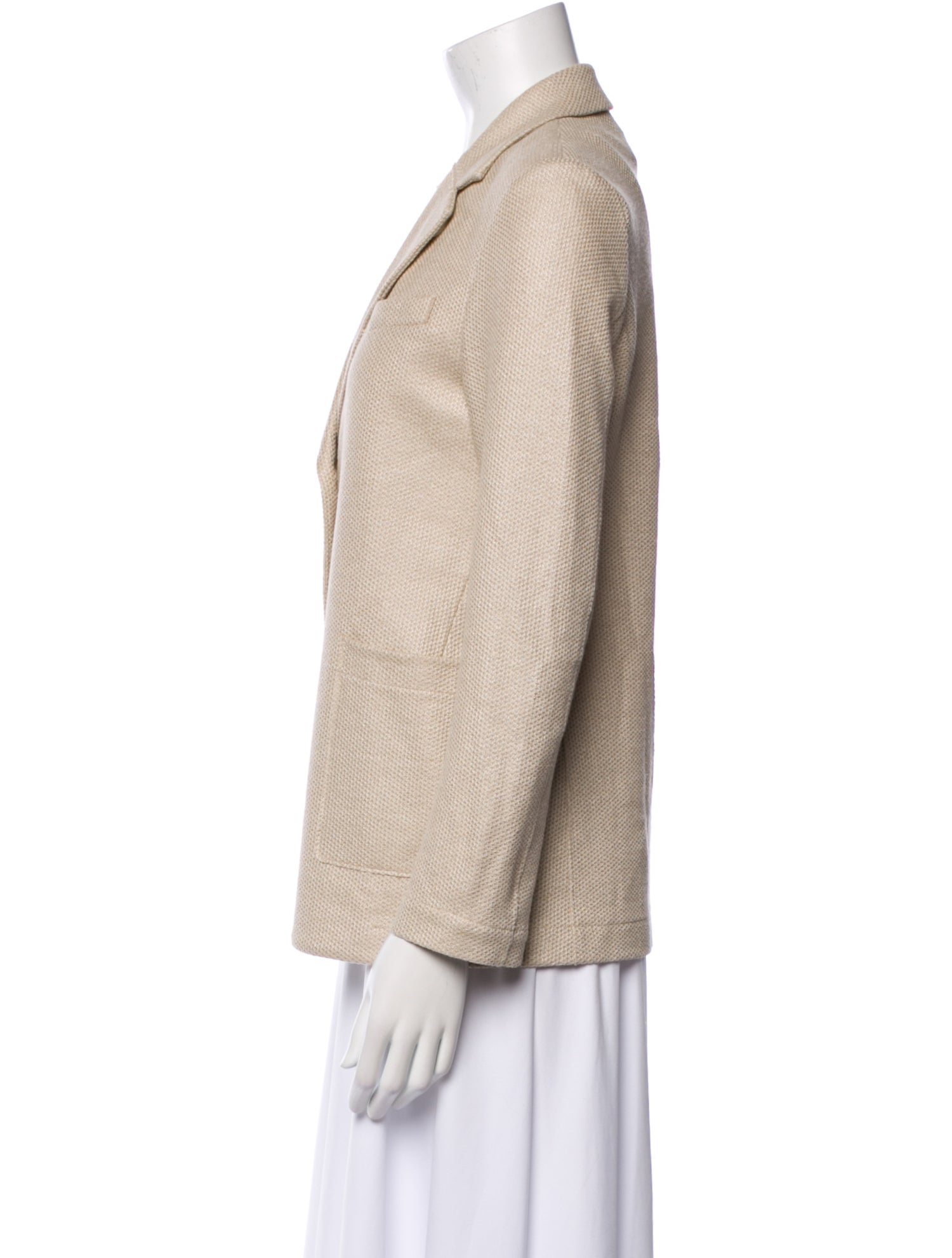 Harris Wharf London Linen Striped Blazer