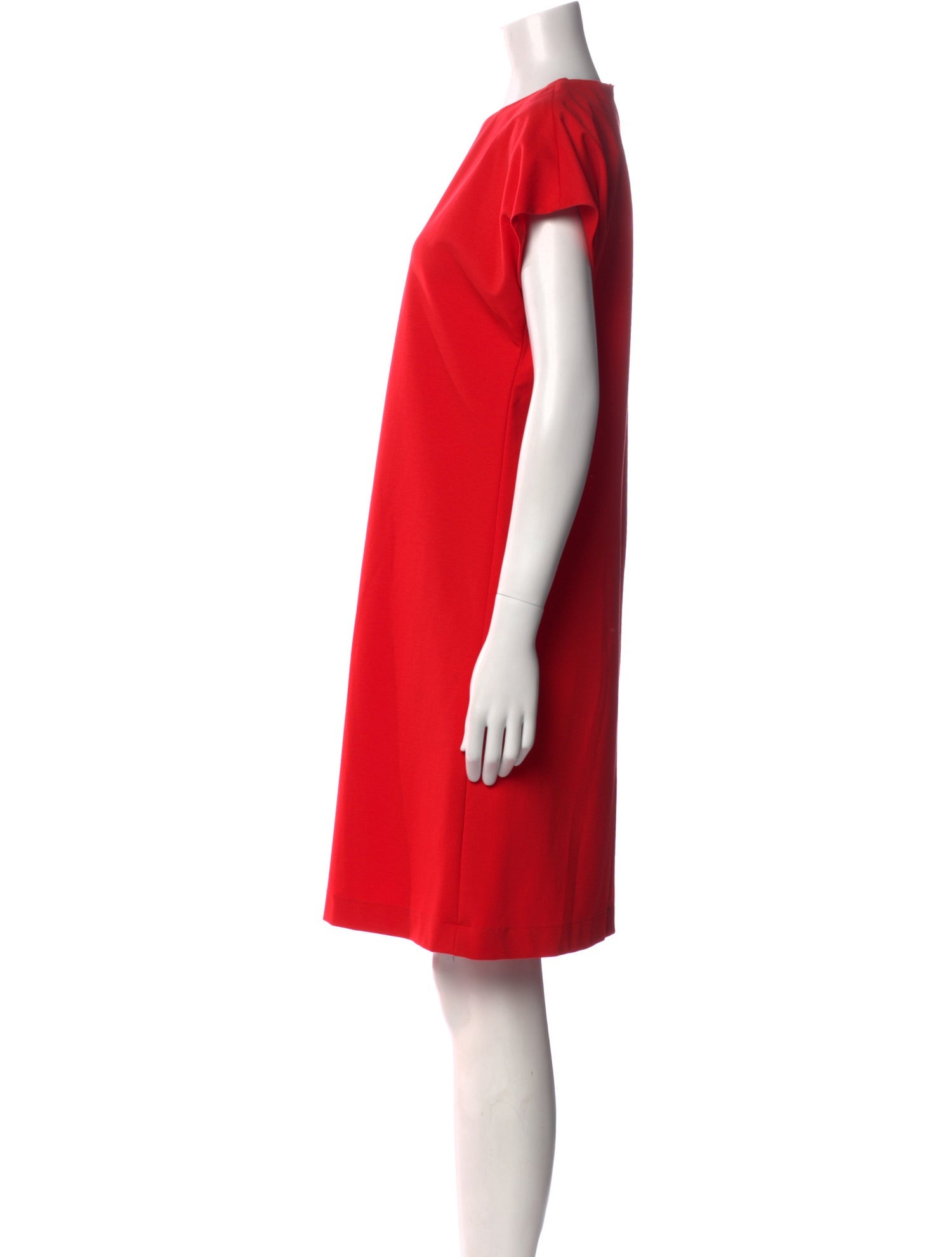 Harris Wharf London Crew Neck Knee-Length Dress