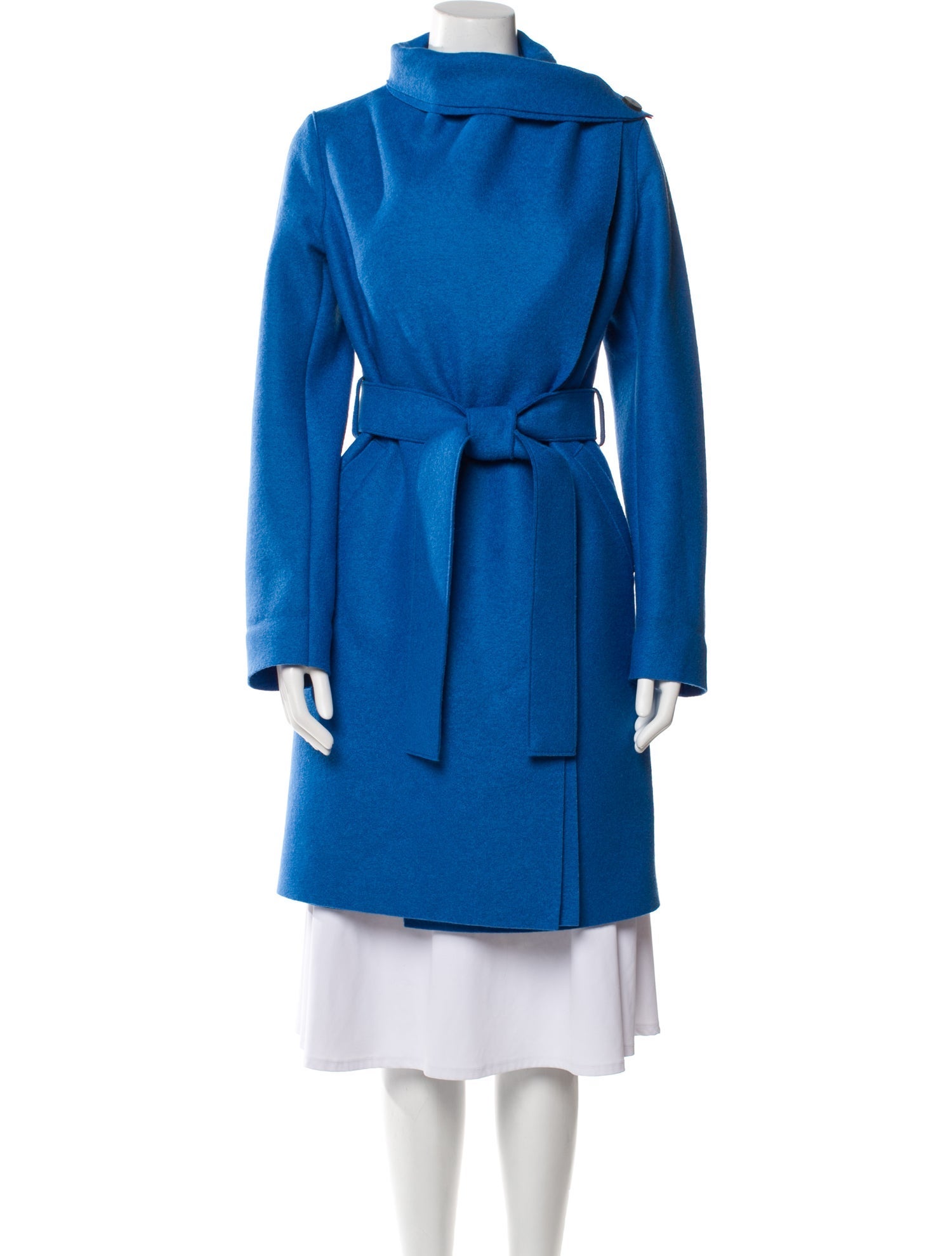 Harris Wharf London Virgin Wool Trench Coat