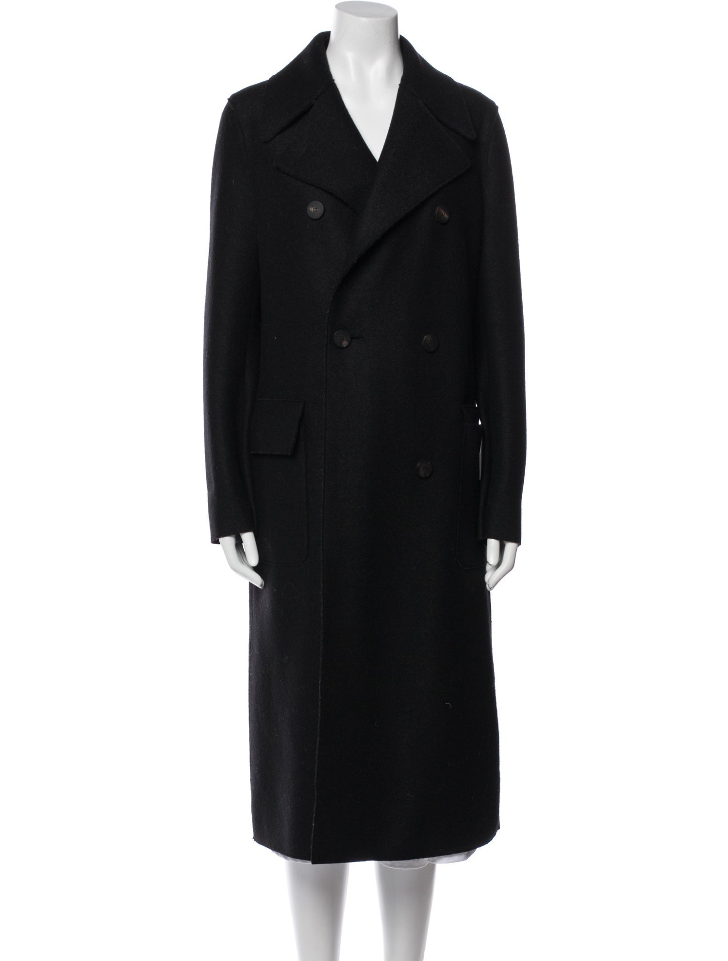 Harris Wharf London Virgin Wool Peacoat